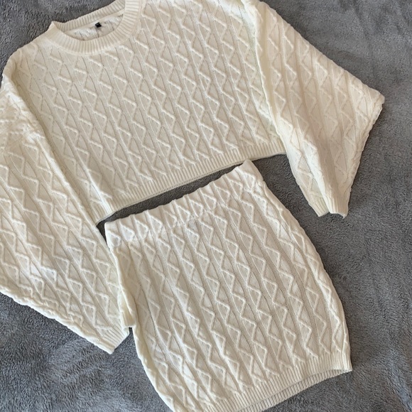 Shein Two-Piece Sweater and Skirt - Picture 1 of 8